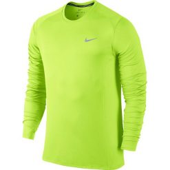 Nike Koszulka męska DF Miler LS żółta r. S (683570 702). Żółte t-shirty męskie marki Nike, m. Za 99,00 zł.