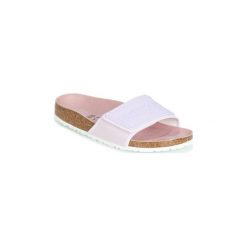 Klapki Birkenstock TEMA. Różowe klapki damskie Birkenstock, bez wzorów, bez obcasa. Za 311,20 zł.
