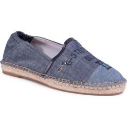 Espadryle G-STAR RAW - Base Denim Espadrille D16767-A608-89 Dk Aged. Niebieskie espadryle damskie G-Star RAW, bez wzorów, ze skóry ekologicznej, bez obcasa, na płaskiej podeszwie. Za 299,00 zł.