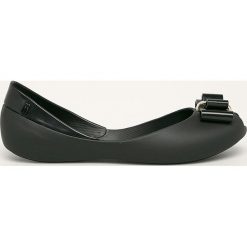 Melissa - Baleriny Queen V. Czarne baleriny damskie Melissa, z materiału. Za 289,90 zł.
