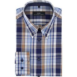 Koszula BIAGIO slim 15-10-06. Niebieskie koszule męskie Giacomo Conti, m, w kratkę, z bawełny, button down, z długim rękawem. Za 259,00 zł.