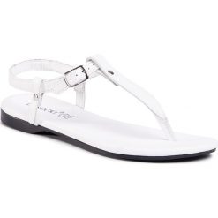 Sandały LASOCKI - TTT-CLOUD-01 White. Białe klapki damskie Lasocki, bez wzorów, ze skóry ekologicznej, bez obcasa, na obcasie. Za 99,99 zł.
