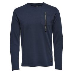 Only&Sons Męska Sweter Saul Kieszonkowy Ls Ciemny Sapphire (Rozmiar S). Niebieskie swetry klasyczne męskie marki Only&Sons, s, eleganckie. W wyprzedaży za 56,00 zł.