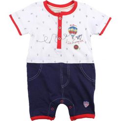 T-shirty chłopięce z nadrukiem: Rampers w kolorze niebiesko-białym