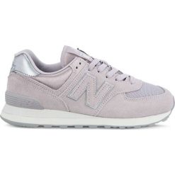 Fioletowo-Różowe Buty New Balance WL574LCS. Fioletowe sneakersy damskie Molly.pl, ze skóry. Za 349,00 zł.