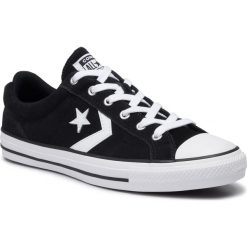 Trampki CONVERSE - Star Player Ox 165466C Black/Black/White. Czarne półbuty damskie Converse, na co dzień, bez wzorów, z gumy, retro, bez zapięcia. Za 329,00 zł.