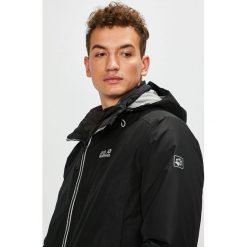 Jack Wolfskin - Kurtka. Czarne płaszcze męskie Jack Wolfskin, xl, bez wzorów, z poliesteru, z kapturem. W wyprzedaży za 699,90 zł.