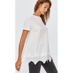 Answear Lab - T-shirt. Białe t-shirty męskie Answear Lab, s, bez wzorów, z bawełny, casualowe, z okrągłym kołnierzem. Za 79,90 zł.