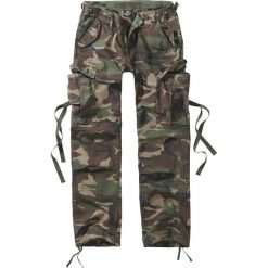 Brandit M65 Ladies Trousers Spodnie damskie kamuflaż Woodland. Szare spodnie damskie marki Brandit, m. Za 99,90 zł.