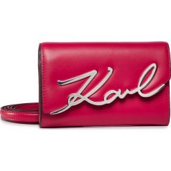 Torebka KARL LAGERFELD - 201W3102 Fuchsia. Różowe listonoszki damskie KARL LAGERFELD, bez wzorów, ze skóry, bez dodatków. W wyprzedaży za 679,00 zł.