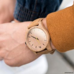 Zegarki męskie: drewniany zegarek męski classic 43 mm n014