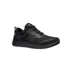 Buty męskie do szybkiego marszu Soft 540 Mesh full czarne. Czarne buty sportowe męskie marki NEWFEEL, z poliesteru, bez zapięcia, trekkingowe. Za 119,99 zł.