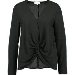 Bluzki damskie: Warehouse KNOT FRONT BLOUSE Bluzka black