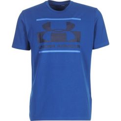 Under Armour Koszulka męska Blocked Sportstle Logo niebieska r. XXL (1305667-487). Niebieskie koszulki sportowe męskie marki Under Armour, m. Za 95,66 zł.