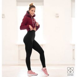 Spodnie damskie: GymHero Legginsy damskie Blacky High czarne r. XS