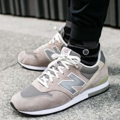 Buty New Balance 996 "Grey" (MRL996AG). Szare halówki męskie New Balance, na wiosnę, z materiału, New Balance 996. Za 209,99 zł.