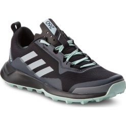 Buty adidas - Terrex Cmtk W CQ1735 Cblack/Cwhite/Ashgrn. Czarne buty sportowe damskie marki Adidas, bez wzorów, z tworzywa sztucznego, sportowe, do biegania, adidas terrex. W wyprzedaży za 289,00 zł.