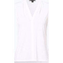 Comma - Damska bluzka bez rękawów, beżowy. Brązowe bluzki damskie comma, bez wzorów, eleganckie, bez kołnierzyka, bez rękawów. Za 119,95 zł.