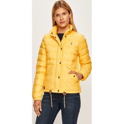 Polo Ralph Lauren - Kurtka puchowa. Żółte kurtki damskie s, z bawełny, krótkie. W wyprzedaży za 819,90 zł.