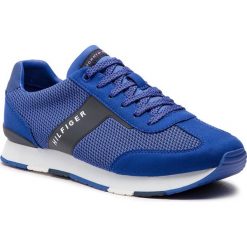 Sneakersy TOMMY HILFIGER - Knitted Material Mix Runner FM0FM01956 Surf The Web 425. Niebieskie sneakersy męskie marki TOMMY HILFIGER, bez zapięcia. Za 399,00 zł.