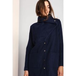 Płaszcz damski długość regularna. Niebieskie płaszcze damskie TROLL, na zimę, s, eleganckie. W wyprzedaży za 129,99 zł.