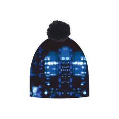 Czapka hauer CITY. Niebieskie czapki damskie Hauer, z nadrukiem, z polaru. Za 69,00 zł.
