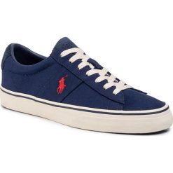 Tenisówki POLO RALPH LAUREN - Sayer 816799508003 Navy. Niebieskie półbuty męskie Polo Ralph Lauren, bez wzorów, z zamszu, bez zapięcia. Za 339,00 zł.