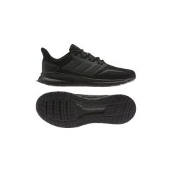 Buty adidas RUNFALCON G28970. Czarne trampki męskie Adidas, bez wzorów, bez zapięcia. Za 228,41 zł.