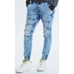 Jeansy Joggery - Niebieski. Niebieskie jeansy męskie marki Cropp, m, bez wzorów, z jeansu. Za 139,99 zł.