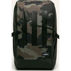 Adidas - Plecak. Zielone plecaki męskie Adidas, w paski, z poliesteru. Za 149,90 zł.