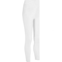 Legginsy ciążowe bonprix biały. Białe legginsy damskie marki bonprix. Za 54,99 zł.