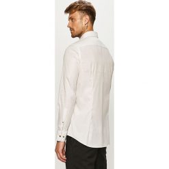 Joop! - Koszula. Białe koszule męskie JOOP!, bez wzorów, z bawełny, eleganckie, z włoskim kołnierzykiem, z długim rękawem. Za 419,90 zł.