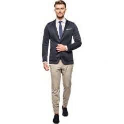Marynarka treves granatowy slim fit. Niebieskie marynarki męskie slim fit Recman, z aplikacjami, z jeansu. Za 199,99 zł.