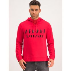 Bluza Armani Exchange 6GZMBP ZJ1PZ 1400. Czerwone bluzy męskie Armani Exchange, xl, bez wzorów, z bawełny, bez kołnierzyka, bez rękawów, bez kaptura. W wyprzedaży za 289,00 zł.
