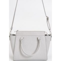 Torebki klasyczne damskie: Torebka typu city bag - Jasny szar