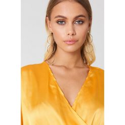 Kolczyki damskie: NA-KD Accessories Kolczyki Big Ring – Gold