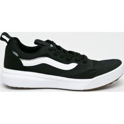 Vans - Tenisówki. Czarne trampki i tenisówki damskie marki Vans, z gumy, na sznurówki. W wyprzedaży za 349,90 zł.