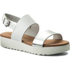 Sandały SERGIO BARDI - Carovilli SS127309718KD 624. Białe klapki damskie Sergio Bardi, bez wzorów, ze skóry, bez obcasa. W wyprzedaży za 169,00 zł.