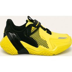 Adidas Performance - Buty dziecięce 4uture Rnr El. Żółte trampki chłopięce adidas Performance, z nadrukiem, z gumy, sportowe, bez zapięcia. Za 199,90 zł.