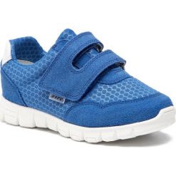 Sneakersy BARTEK - 55789/Sad Niebieski. Niebieskie trampki chłopięce Bartek, ze skóry, na rzepy. W wyprzedaży za 149,00 zł.