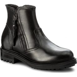 Botki SERGIO BARDI - Arsoli FW127275717KD 101. Czarne botki damskie na obcasie marki Sergio Bardi, z materiału. W wyprzedaży za 229,00 zł.