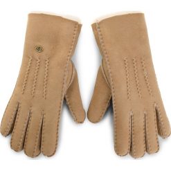 Rękawiczki Damskie EMU AUSTRALIA - Beech Forest Gloves Chestnut. Brązowe rękawiczki damskie EMU Australia, bez wzorów, ze skóry. Za 419,00 zł.