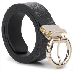 Pasek Damski GUESS - Aline (Sg) Belts BW7251 VIN30 COA. Czarne paski damskie Guess, w paski, ze skóry ekologicznej. Za 259,00 zł.
