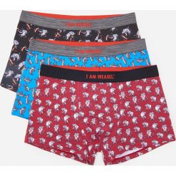 3 pack bokserek I Am Weasel - Wielobarwny. Bokserki męskie House. Za 69,99 zł.