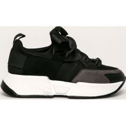 Answear - Buty. Czarne buty sportowe damskie ANSWEAR, bez wzorów, z materiału, sportowe. W wyprzedaży za 169,90 zł.