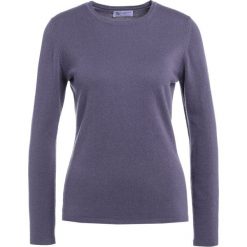 Swetry klasyczne damskie: Johnstons Cashmere Sweter nightshade
