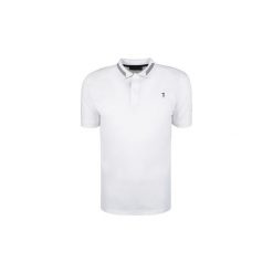 Koszulki polo z krótkim rękawem Trussardi 32T00137 / Polo 2 Bottoni. Białe koszulki męskie Trussardi, xl, bez wzorów, polo, z krótkim rękawem, krótkie. Za 199,00 zł.