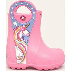 Crocs - Kalosze dziecięce. Różowe kalosze dziewczęce Crocs. Za 149,90 zł.
