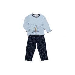 MOONLINE Girls Mini Dwuczęściowa piżama LOTTA kolor jasnoniebieski. Niebieskie bielizna chłopięca EWS, bez wzorów, z bawełny. Za 39,00 zł.