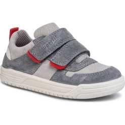 Sneakersy SUPERFIT - 6-06051-25 M Hellgrau/Rot. Szare trampki chłopięce Superfit, bez wzorów, ze skóry, na rzepy. Za 269,00 zł.